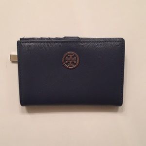 Tory Burch Navy leather wallet